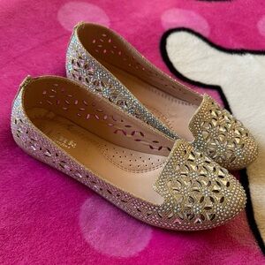 Elegant Gold (little girl)Loafers